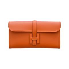 HERMES JIGE Elan 29 CM    Eye Catching Most  Recognizable HERMES  Color NEW