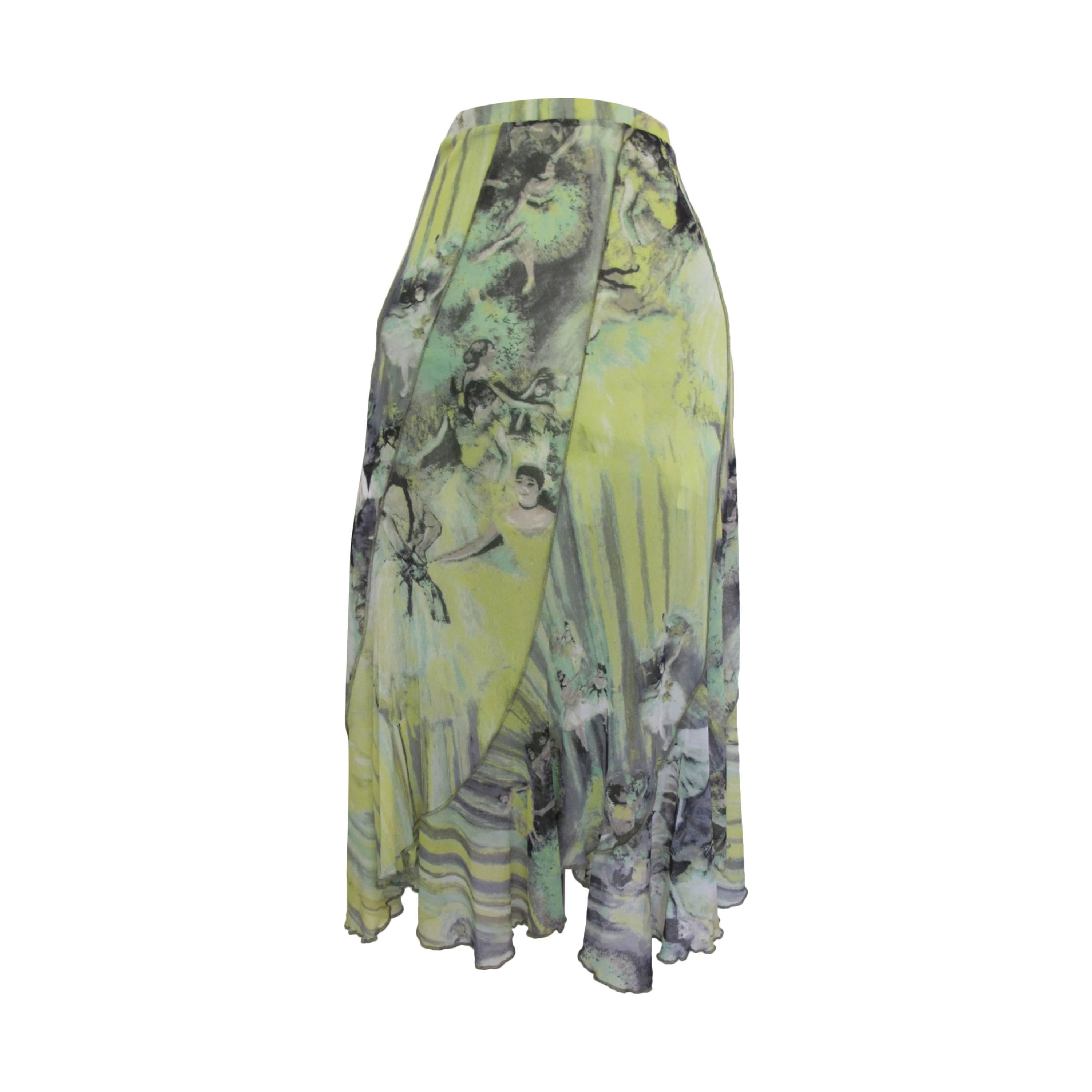 Jean Paul Gaultier Ballerina Theme Umbrella Skirt For Sale