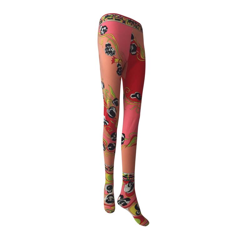 Rare 1960s Emilio Pucci Footed Tights / Pants at 1stDibs