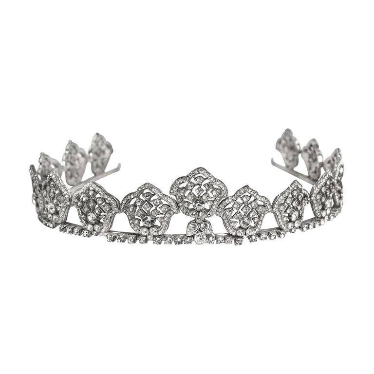 Bergdorf Goodman Kate Middleton Look-a-Like 1930s Style Bridal Tiara For Sale