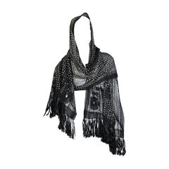 Exqusite Floral Embroidered Assuit Shawl 3