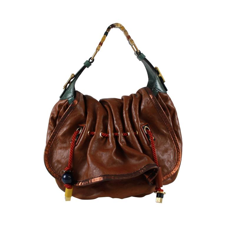Louis Vuitton Brown Leather Limited Edition Epices Kalahari Gm Masala ...