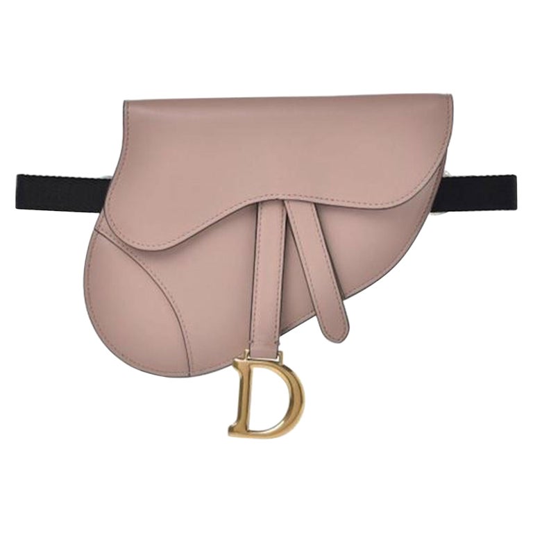 Dior Belt Waist Saddle Bumbag Limited Edition Soldout Blush Beige Pink