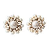 Pendientes de perlas de agua dulce Miriam Haskell