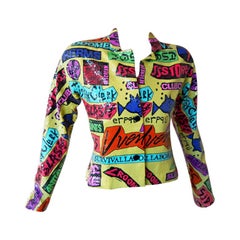 Stephen Sprouse Rock Band Jacket For Sale at 1stDibs