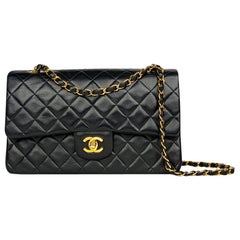 Chanel Medium Black Classic/Timeless Double Flap Bag