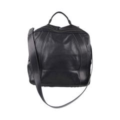 FENDI Italian VINTAGE Black Leather TRAVEL Overnight Bag SHOULDER BAG 12