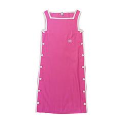 1960s Celine Bubble Gum Pink + White Vintage 60s Shift Dress 5