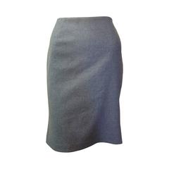 Bella Freud Blue / Grey Wool Skirt  