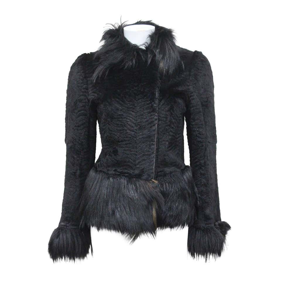 Important Early Alexander McQueen fur jacket, 'Eshu' African Collection ...