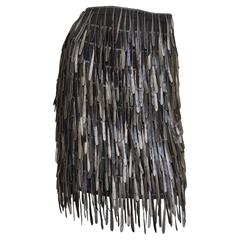 Fendi Silk Fringe Skirt 9