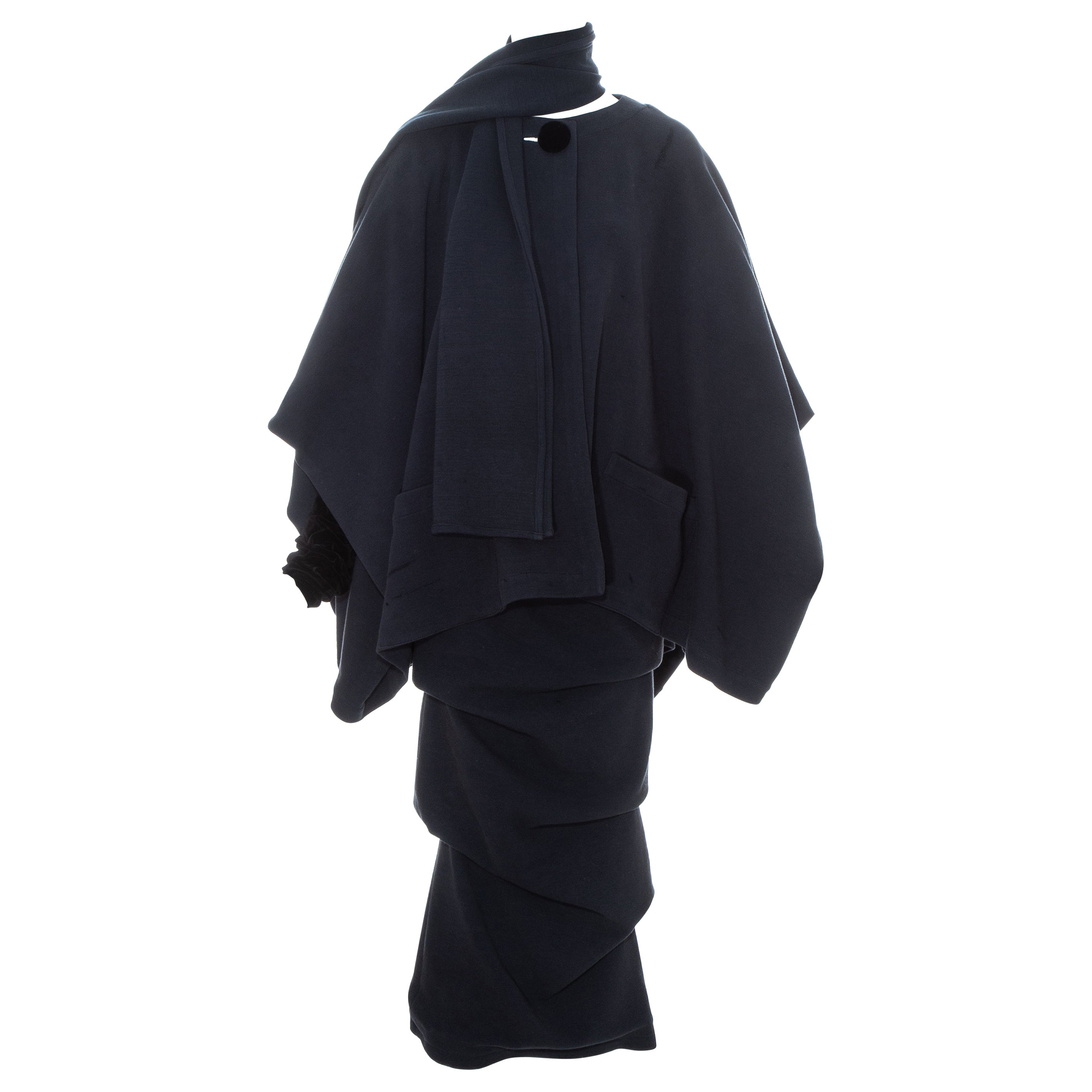 JeanPaul Gaultier versatile asymmetric jacket with pencil skirt For ...