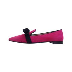 Prada Pink Suede Skimmers Size 37 (6.5)