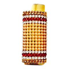 1960s Gold, Pearl and Garnet Lighter Case belonging to Audrey Hepburn