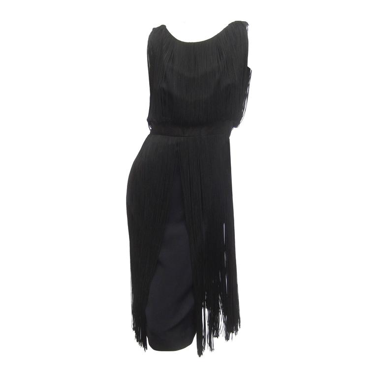 tassel cocktail dress