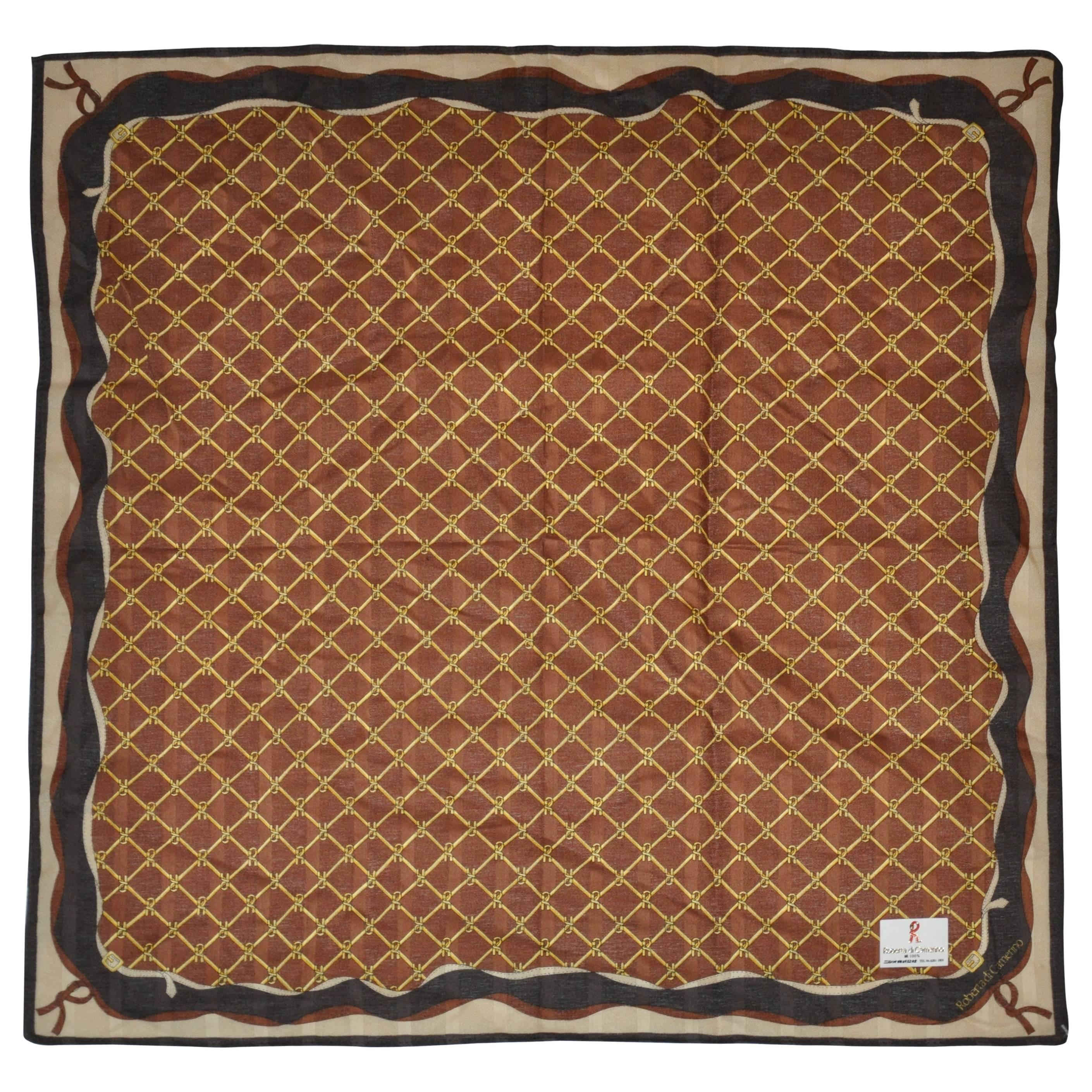Herrenhandtaschentuch aus Baumwolle von Roberta di Camerino im Angebot