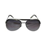 Yves Saint Laurent Black & White Horn Accent with Black Hardware Sunglasses
