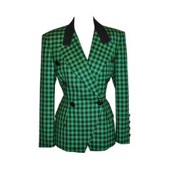 Escada  Blazer a quadri Greene & Greene