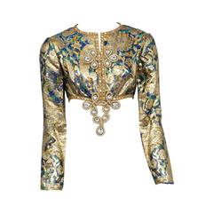 Malcolm Star Gold Rhinestone Bolero 