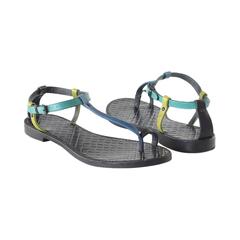 BOTTEGA VENETA Shoe Multi Color Flat T Strap Sandal 39 / 9 9