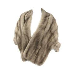 1960s Sapphire Mink Fur Stole Cape Paris 8