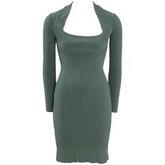 Alaïa Knit Sculptural Dress 4