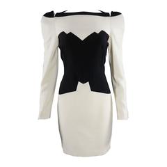 Antonio Berardi Runway Black and White Architectural Dress