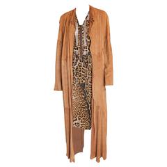 Rare & Iconic Tom Ford for YSL Rive Gauche SS 2002 Safari Collection Runway Coat
