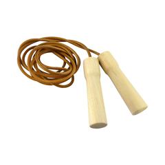 Hermes Rare Limited Edition "A Sporting Life" Wood and Leather Jumping Rope