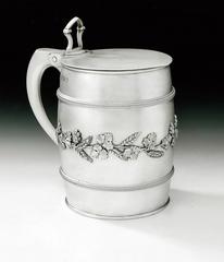 An important, possibly unique, George III Tankard and Cover made in London in 18