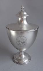 Antique HESTER BATEMAN - A very rare George III Tea Vase made in London in 1780 by Heste
