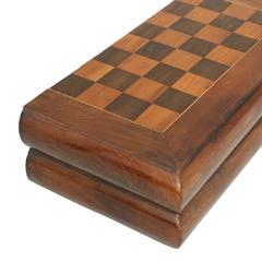 Folding Draughts and Backgammon Board