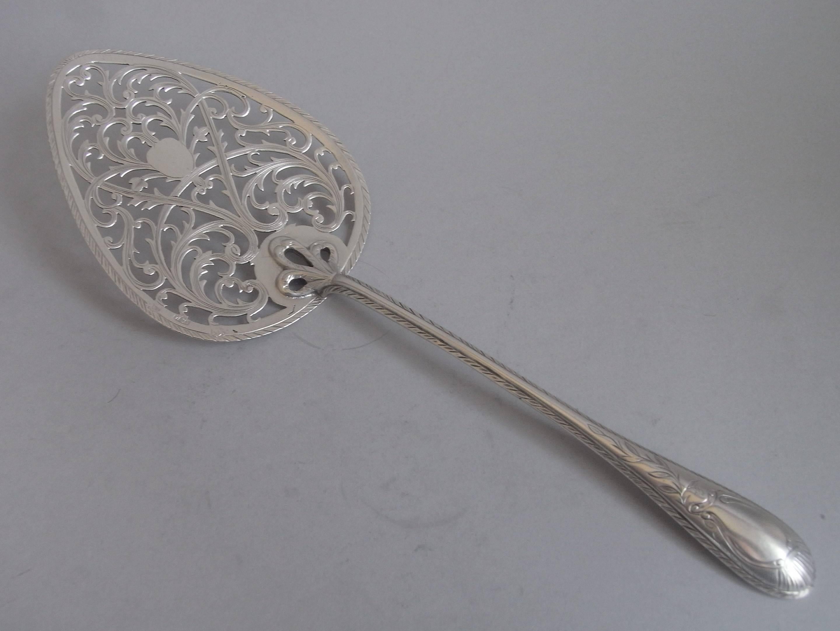 An extremely rare George III Pudding Trowel made circa 1770 by William Bond