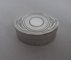 A rare George III Vinaigrette made in London in 1799