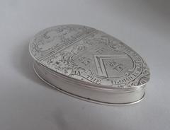 An extremely rare George II Snuff Box