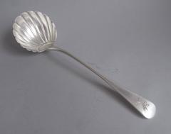 A rare George IV miniature Soup Ladle made in London in 1812 by Thomas Death.