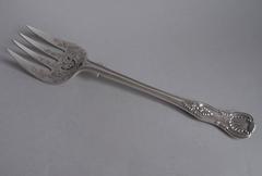 A fine Kings Pattern Serving Fork made by George Richards Elkington.