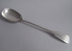 A very unusual George III Serving Spoon made by William Eley & William Fearn.