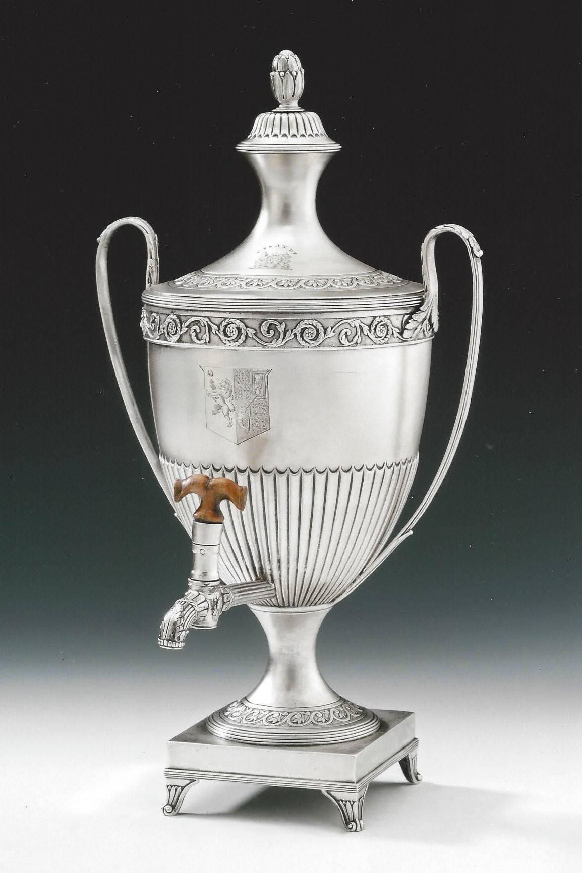 The Dundas Urn. An outstanding George III Tea/Water Urn 
