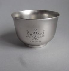 An extremely rare George II Footed Tumbler Cup made in Dublin by John Gumley.