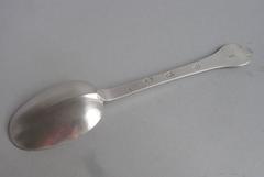 CHARLES II. A fine Trefid Spoon made in London in 1678 by Lawrence Coles.