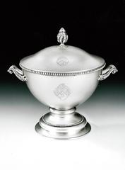 A rare Neo Classical Revival Bachelor Soup Tureen made by Robert Hennell III.