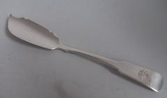 Antique A rare George III Irish Butter Knife made in Dublin in 1811 by John Power.