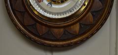 Carved Beechwood Barometer