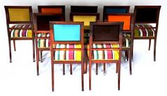 Set of Ten Early 19th Century Mahogany Scandinavian Dining Chairs