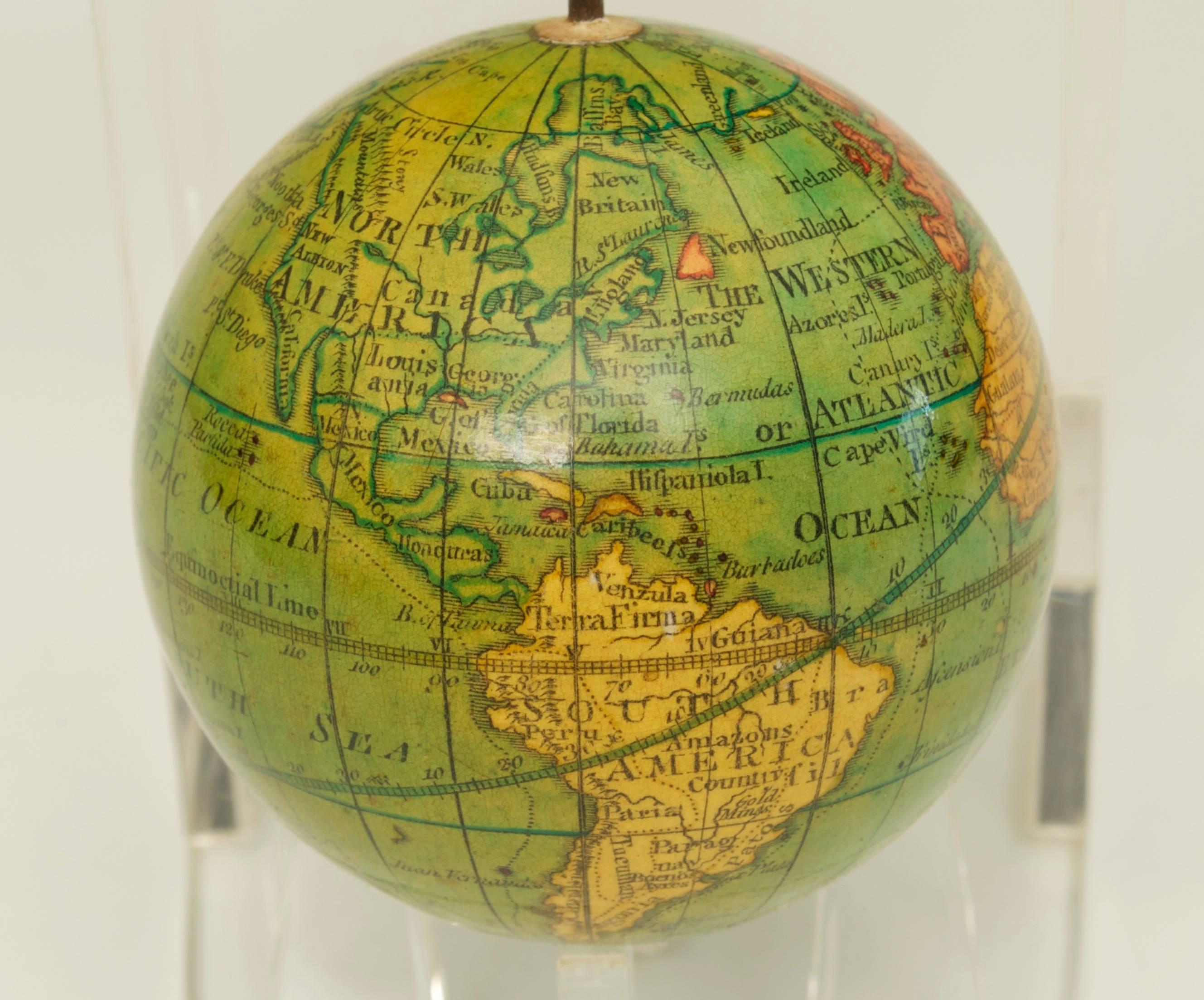 Lane Pocket Globe In Good Condition In Lincolnshire, GB