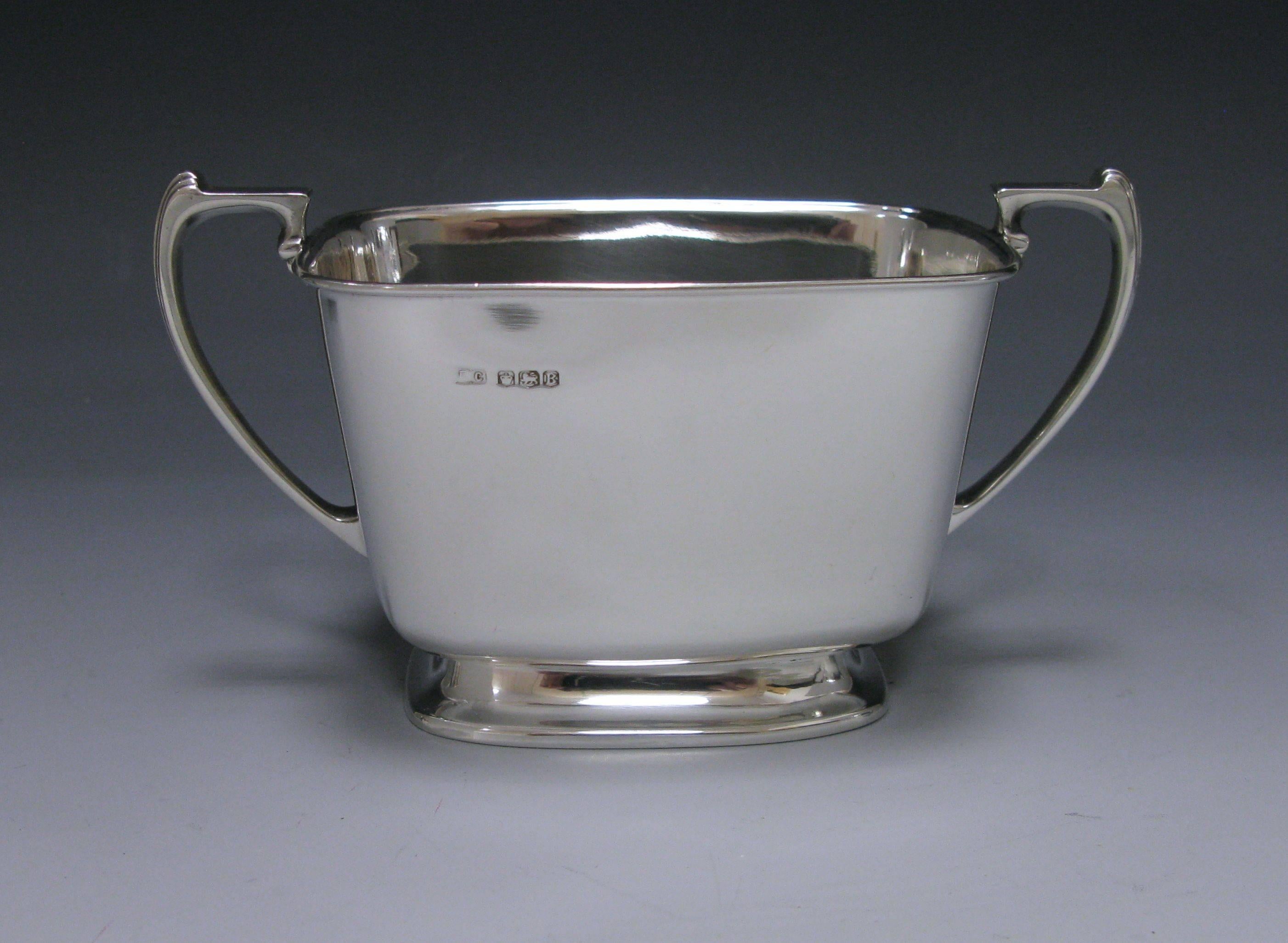 20th Century Sterling Silver Four-Piece Tea and Coffee Service