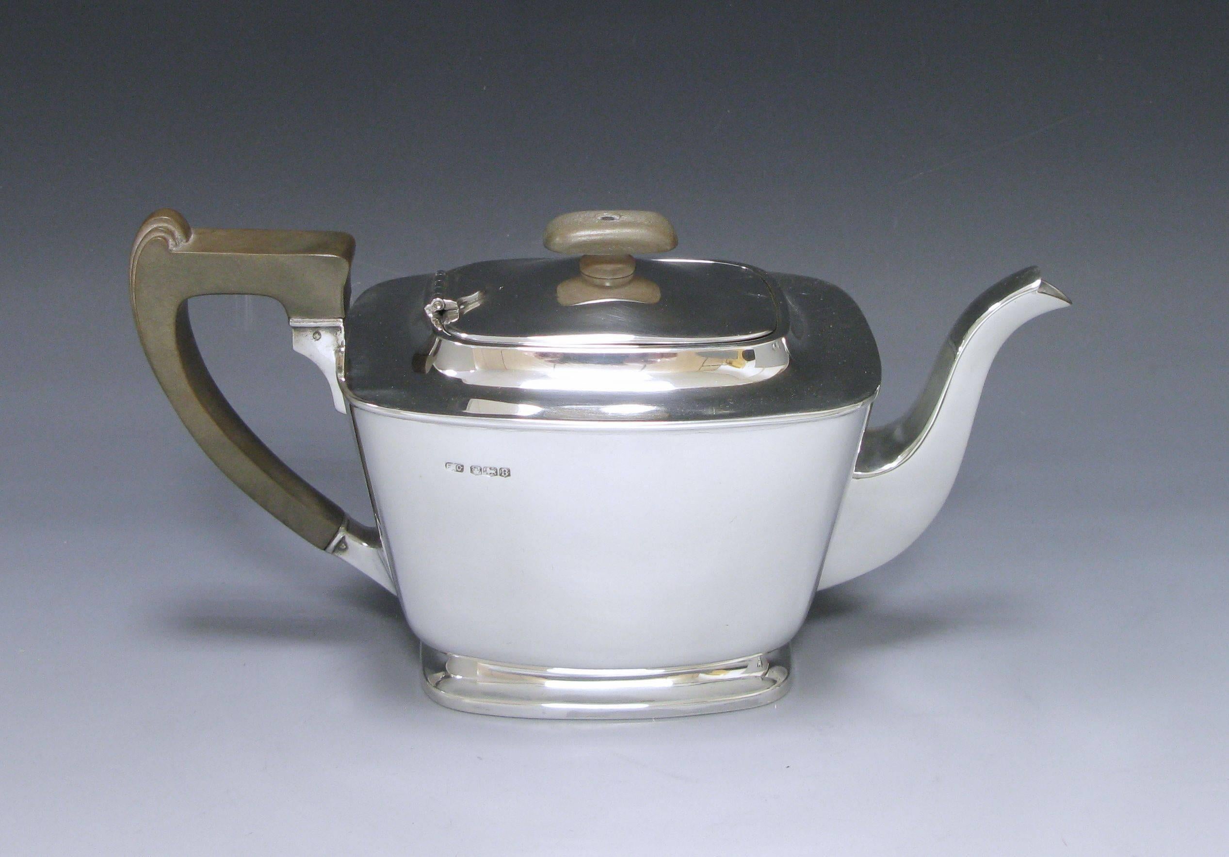 Sterling Silver Four-Piece Tea and Coffee Service 1