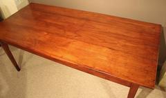 French Cherrywood Farmhouse Table, circa 1840