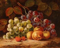 "A Still Life of Fruit" Oil Painting by Thomas Joseph Harper